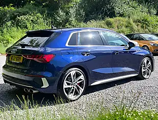 Used 2021 Audi S3 Sportback Blue - Interior and Exterior details 3