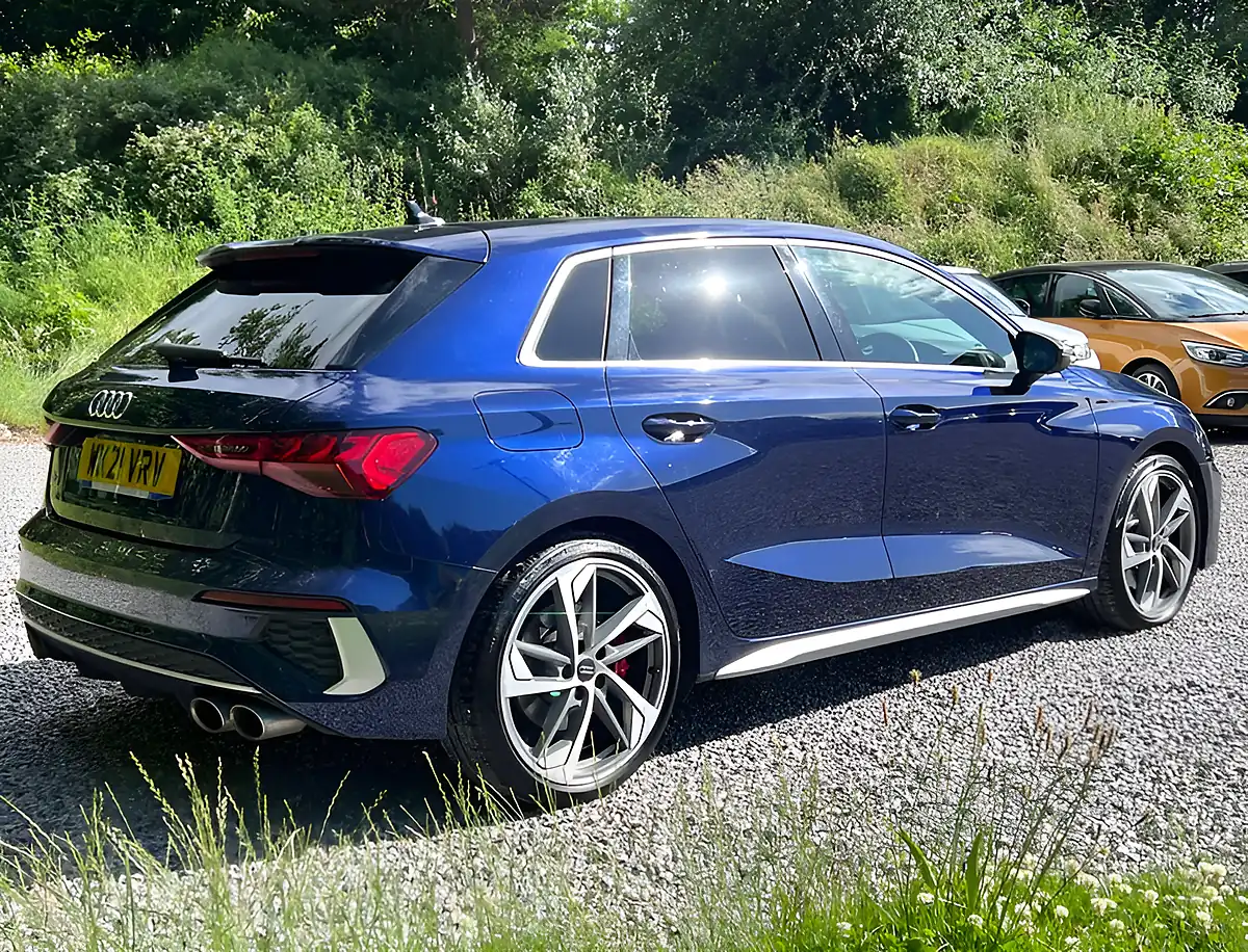 Used 2021 Audi S3 Sportback Blue - Interior and Exterior details 3