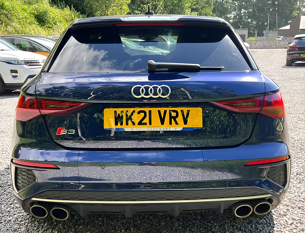 Used 2021 Audi S3 Sportback Blue - Interior and Exterior details 4
