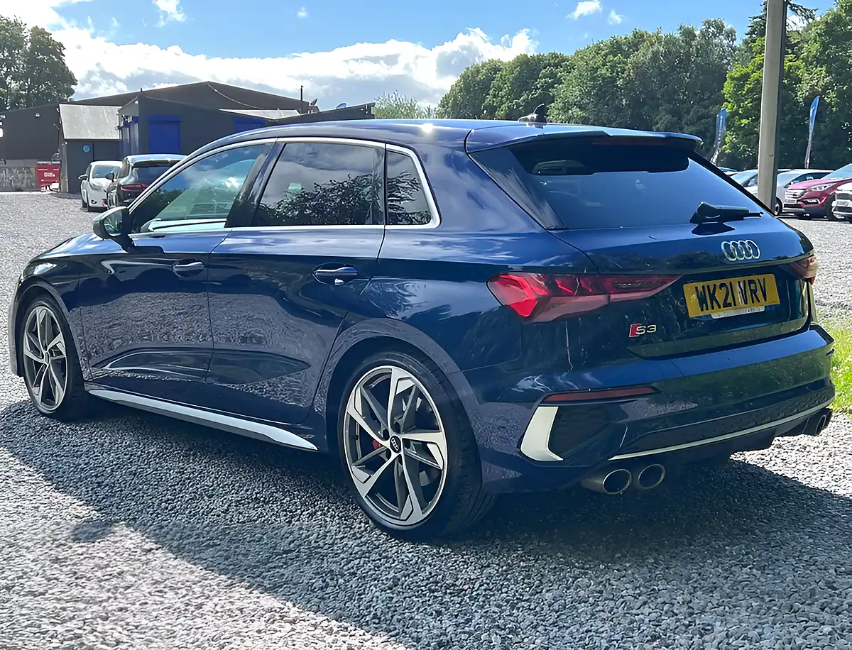 Used 2021 Audi S3 Sportback Blue - Interior and Exterior details 5