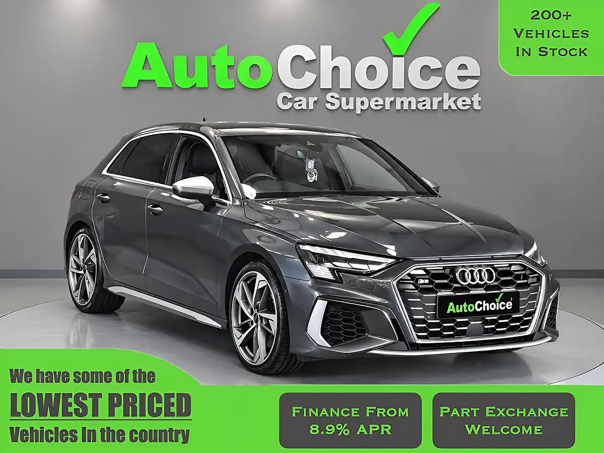 Used 2021 Audi S3 Sportback Grey - Front View