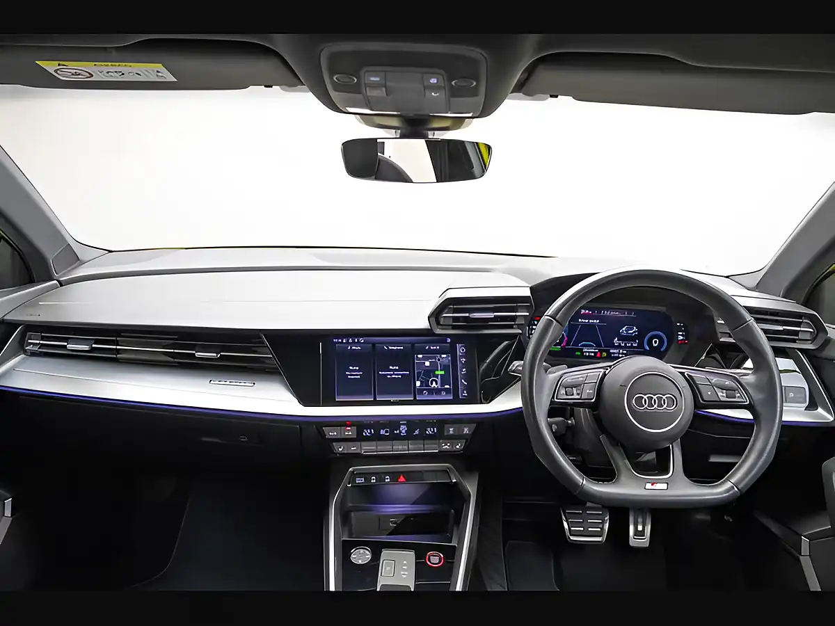 Used 2021 Audi S3 Sportback Yellow - Interior and Exterior details 13