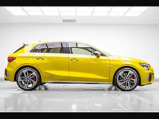 Used 2021 Audi S3 Sportback Yellow - Interior and Exterior details 7