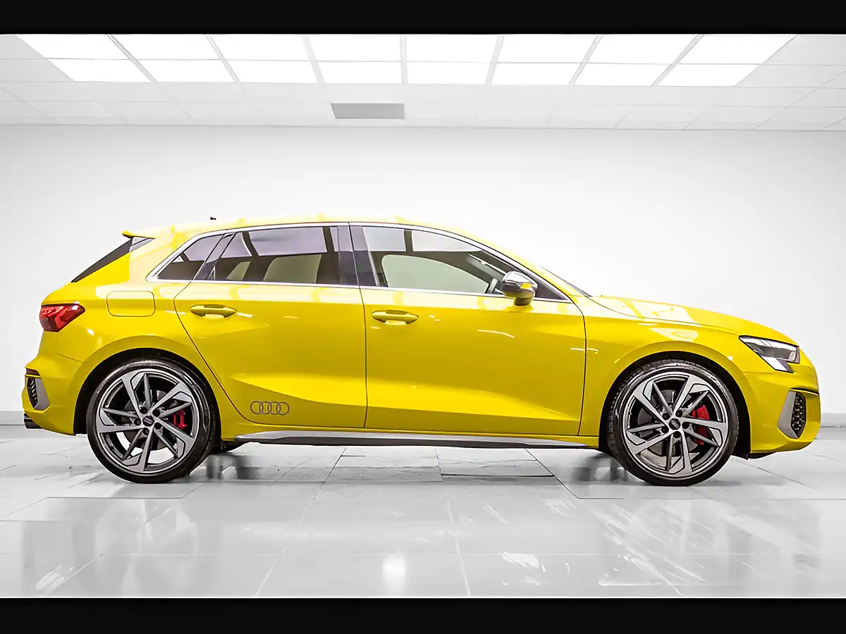 Used 2021 Audi S3 Sportback Yellow - Interior and Exterior details 7