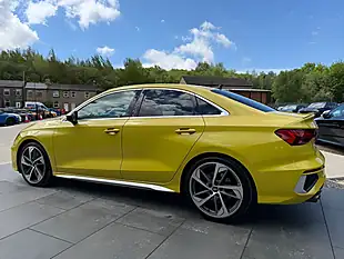 Used 2021 Audi S3 Yellow - Interior and Exterior details 7