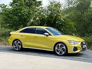 Used 2021 Audi S3 Yellow - Interior and Exterior details 12