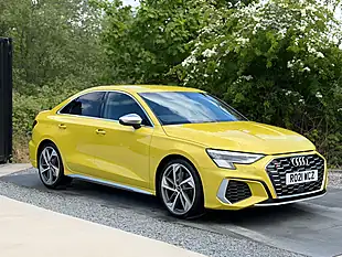 Used 2021 Audi S3 Yellow - Interior and Exterior details 2