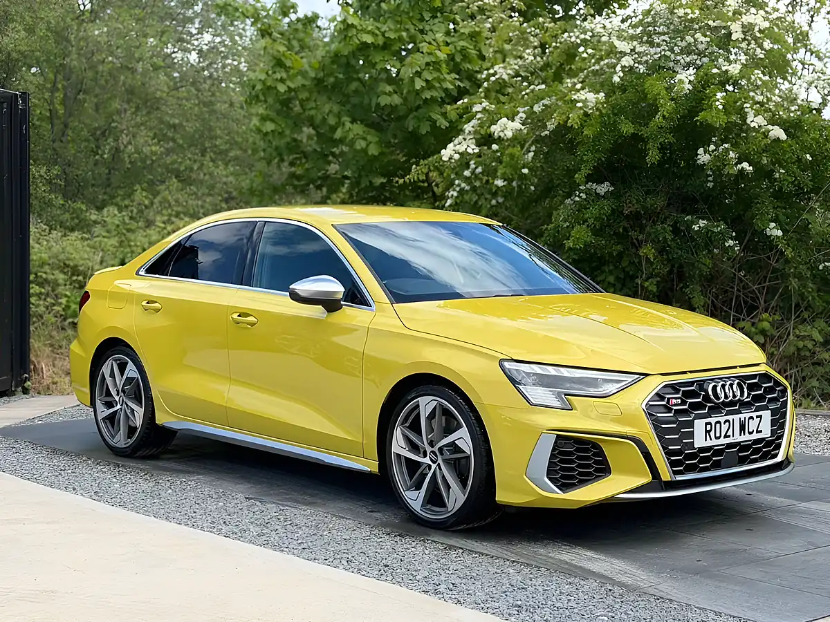 Used 2021 Audi S3 Yellow - Interior and Exterior details 2