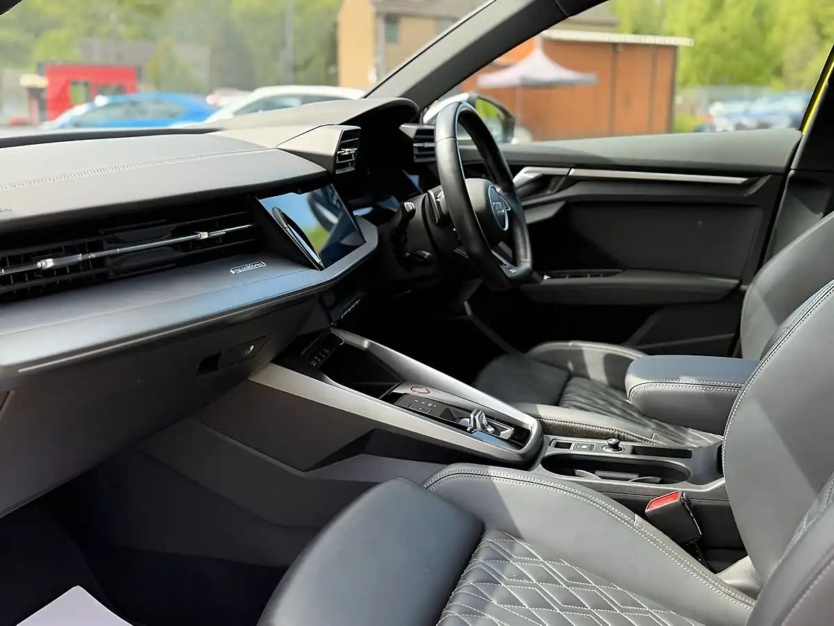Used 2021 Audi S3 Yellow - Interior and Exterior details 3