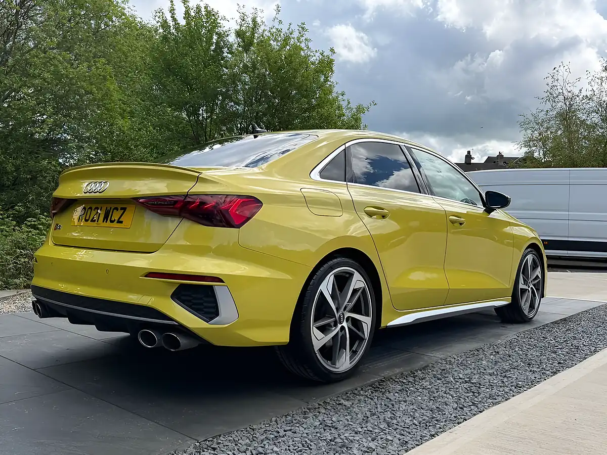 Used 2021 Audi S3 Yellow - Interior and Exterior details 5