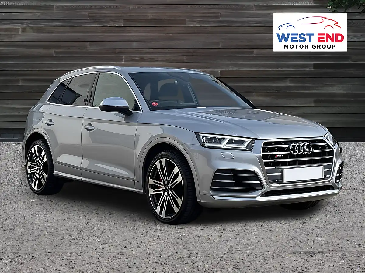 Used 2021 Audi SQ5 Silver - Front View