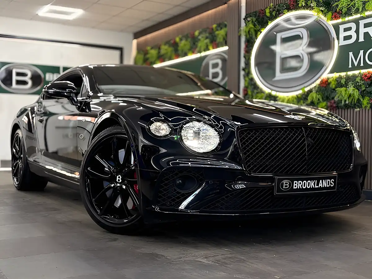 Used 2021 Bentley Continental GT [3X Bentley Services & Huge Spec] Black - Front View