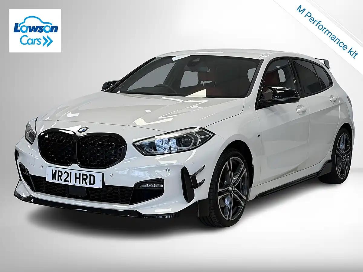Used 2021 BMW 1 Series M Sport Alpine White - Front View