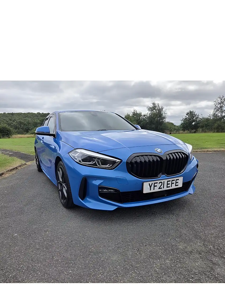 Used 2021 BMW 1 Series M Sport Blue - Front View