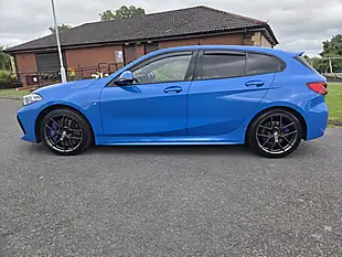 Used 2021 BMW 1 Series M Sport Blue - Interior and Exterior details 10