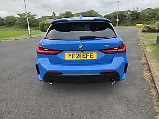 Used 2021 BMW 1 Series M Sport Blue - Interior and Exterior details 11