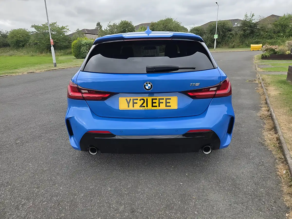 Used 2021 BMW 1 Series M Sport Blue - Interior and Exterior details 11