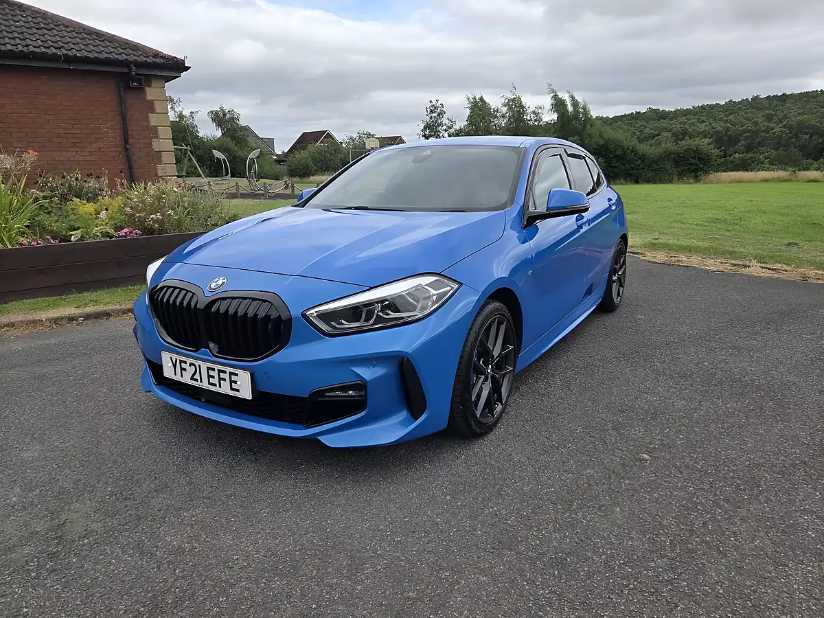 Used 2021 BMW 1 Series M Sport Blue - Interior and Exterior details 3