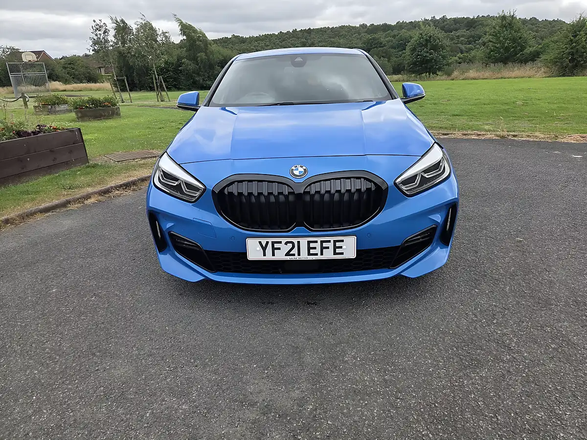 Used 2021 BMW 1 Series M Sport Blue - Interior and Exterior details 4