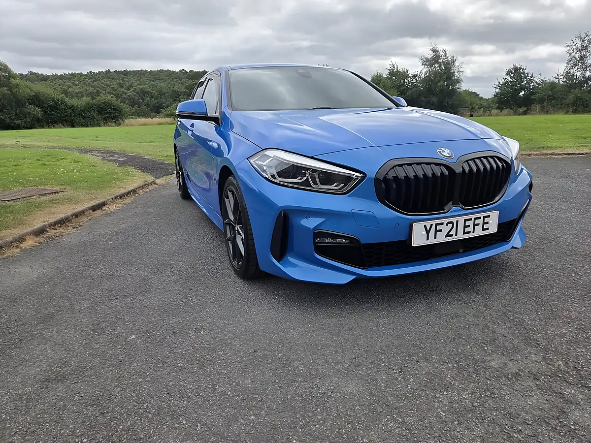 Used 2021 BMW 1 Series M Sport Blue - Interior and Exterior details 5