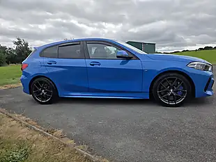 Used 2021 BMW 1 Series M Sport Blue - Interior and Exterior details 6