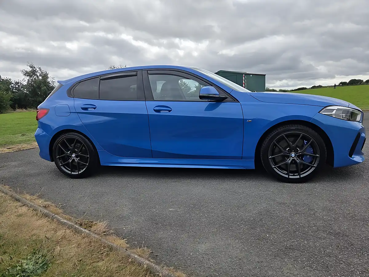 Used 2021 BMW 1 Series M Sport Blue - Interior and Exterior details 6