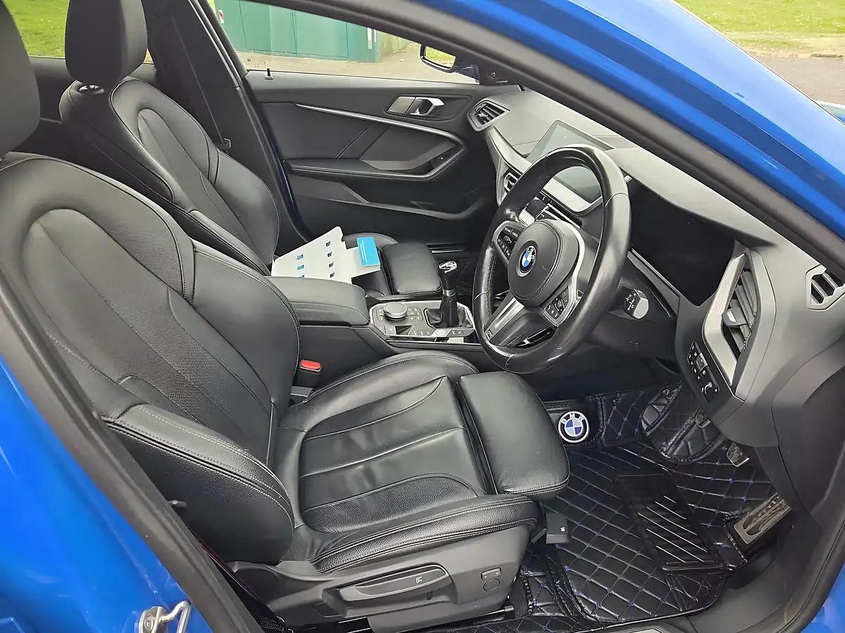 Used 2021 BMW 1 Series M Sport Blue - Interior and Exterior details 9