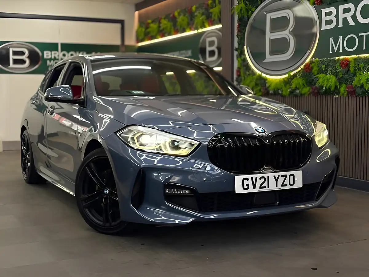 Used 2021 BMW 1 Series M Sport Grey - Front View