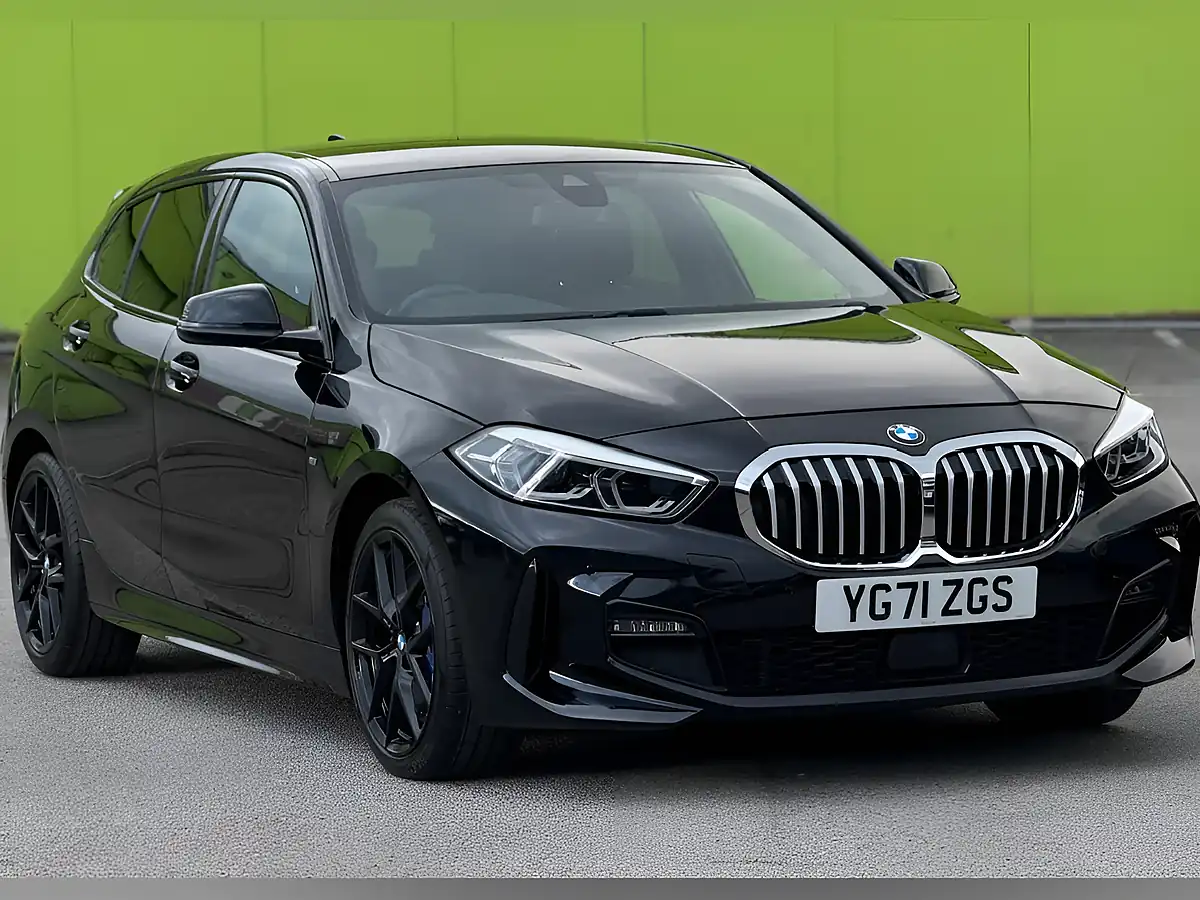 Used 2021 BMW 1 Series M Sport (lcp) Black - Front View