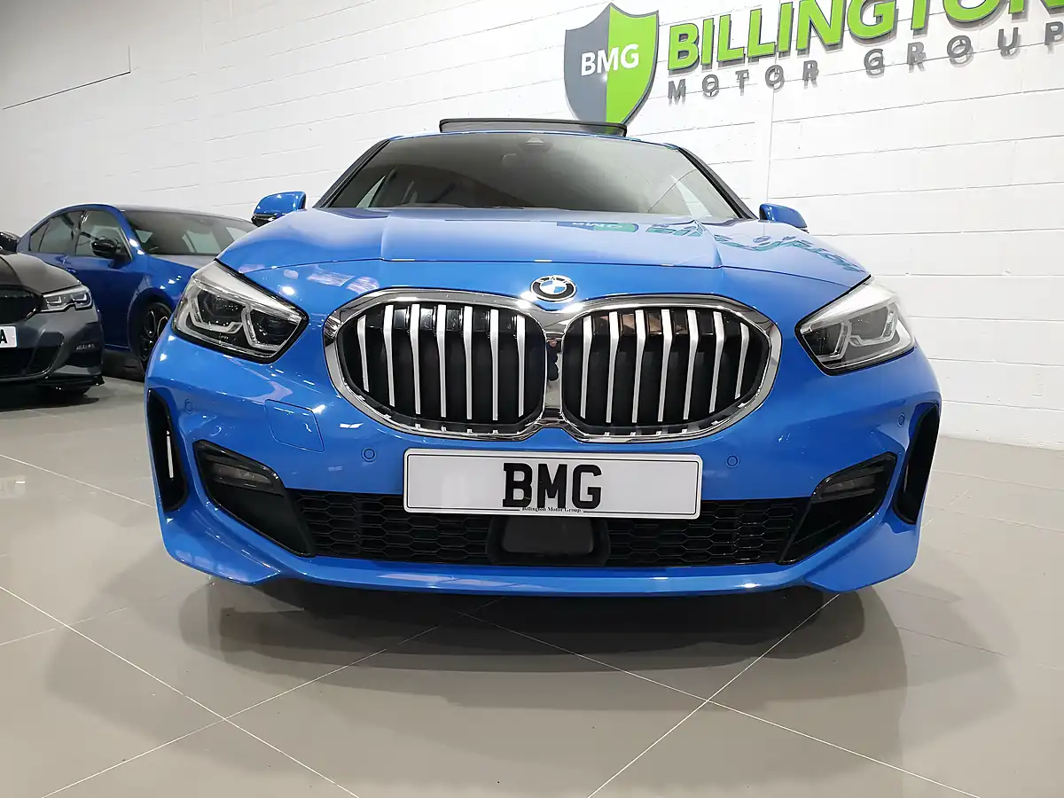 Used 2021 BMW 1 Series M Sport (lcp) Blue - Interior and Exterior details 14