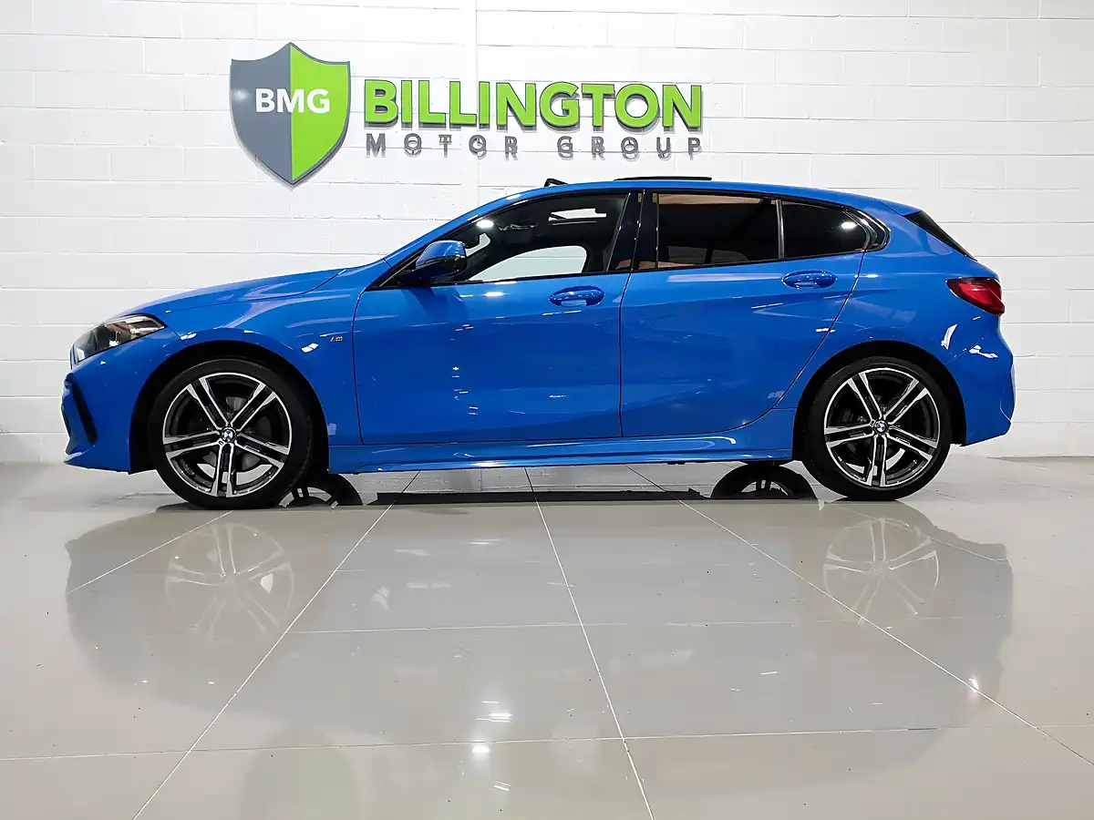 Used 2021 BMW 1 Series M Sport (lcp) Blue - Interior and Exterior details 4