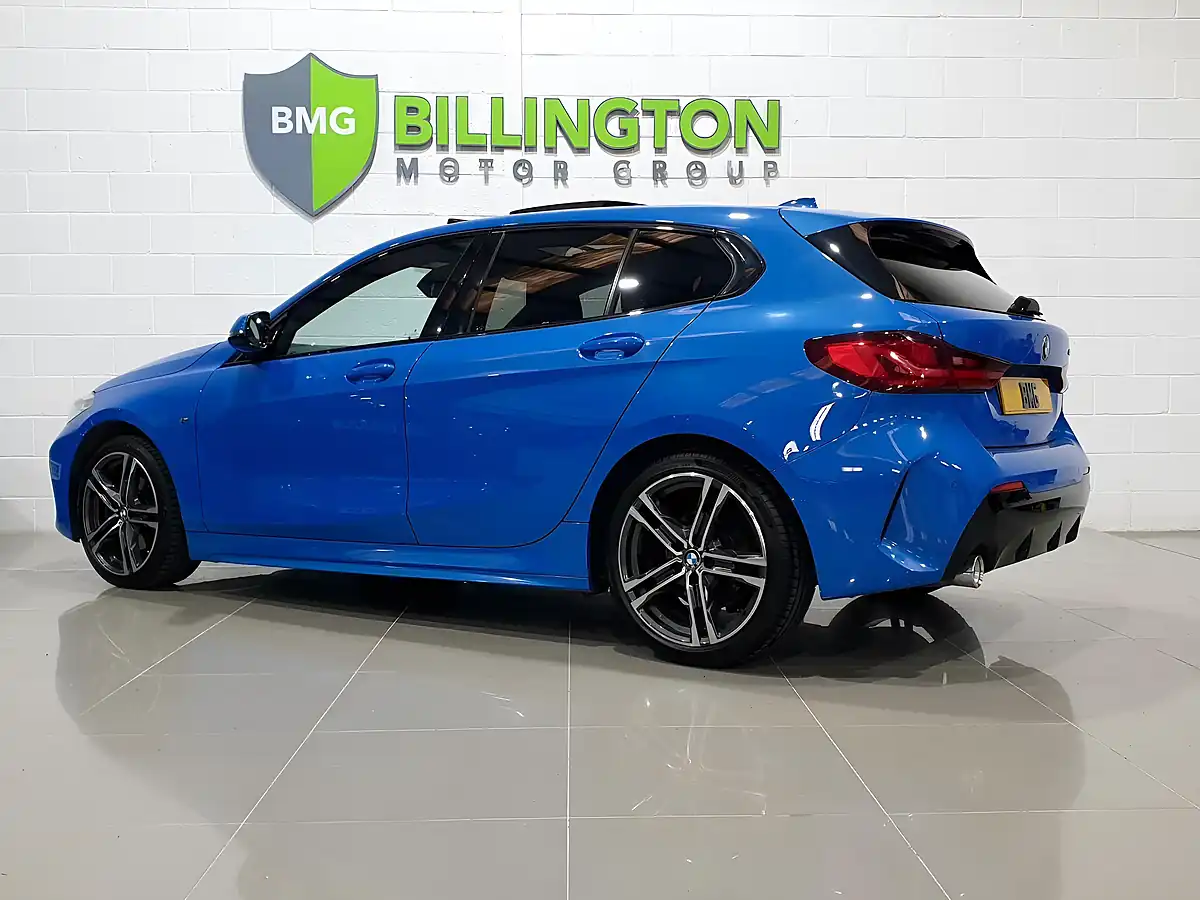Used 2021 BMW 1 Series M Sport (lcp) Blue - Interior and Exterior details 5