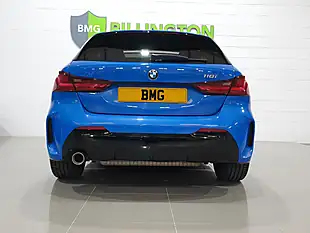 Used 2021 BMW 1 Series M Sport (lcp) Blue - Interior and Exterior details 6
