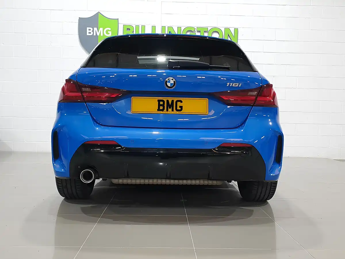 Used 2021 BMW 1 Series M Sport (lcp) Blue - Interior and Exterior details 6