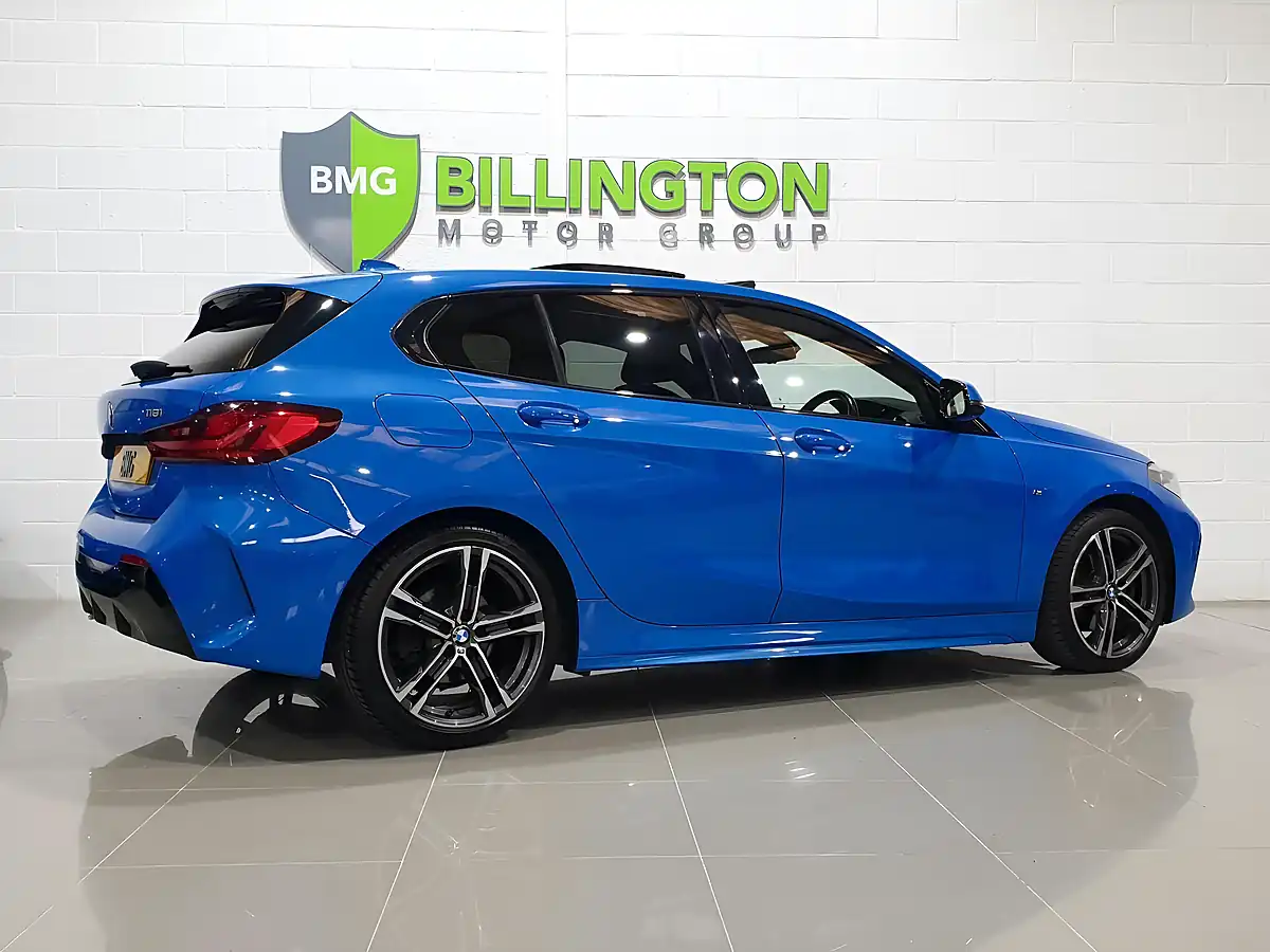 Used 2021 BMW 1 Series M Sport (lcp) Blue - Interior and Exterior details 7