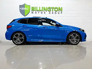 Used 2021 BMW 1 Series M Sport (lcp) Blue - Interior and Exterior details 8