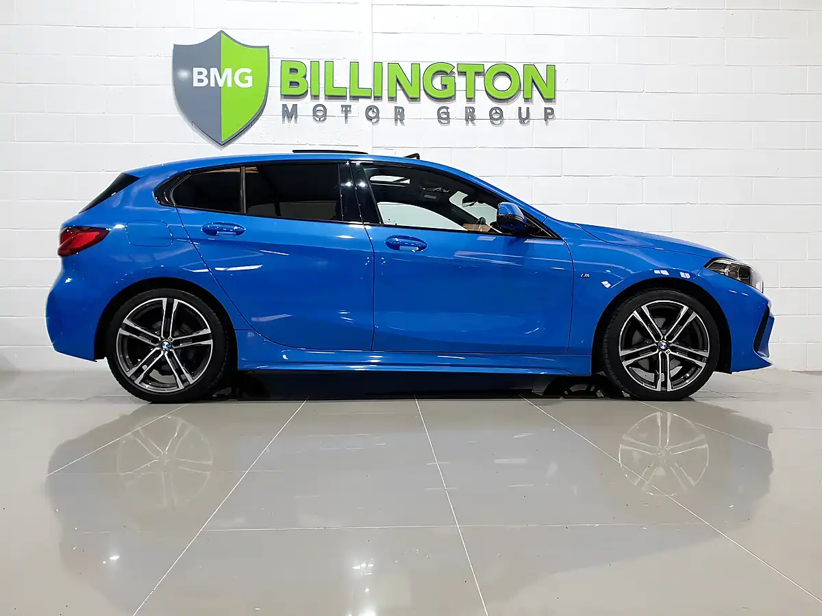 Used 2021 BMW 1 Series M Sport (lcp) Blue - Interior and Exterior details 8