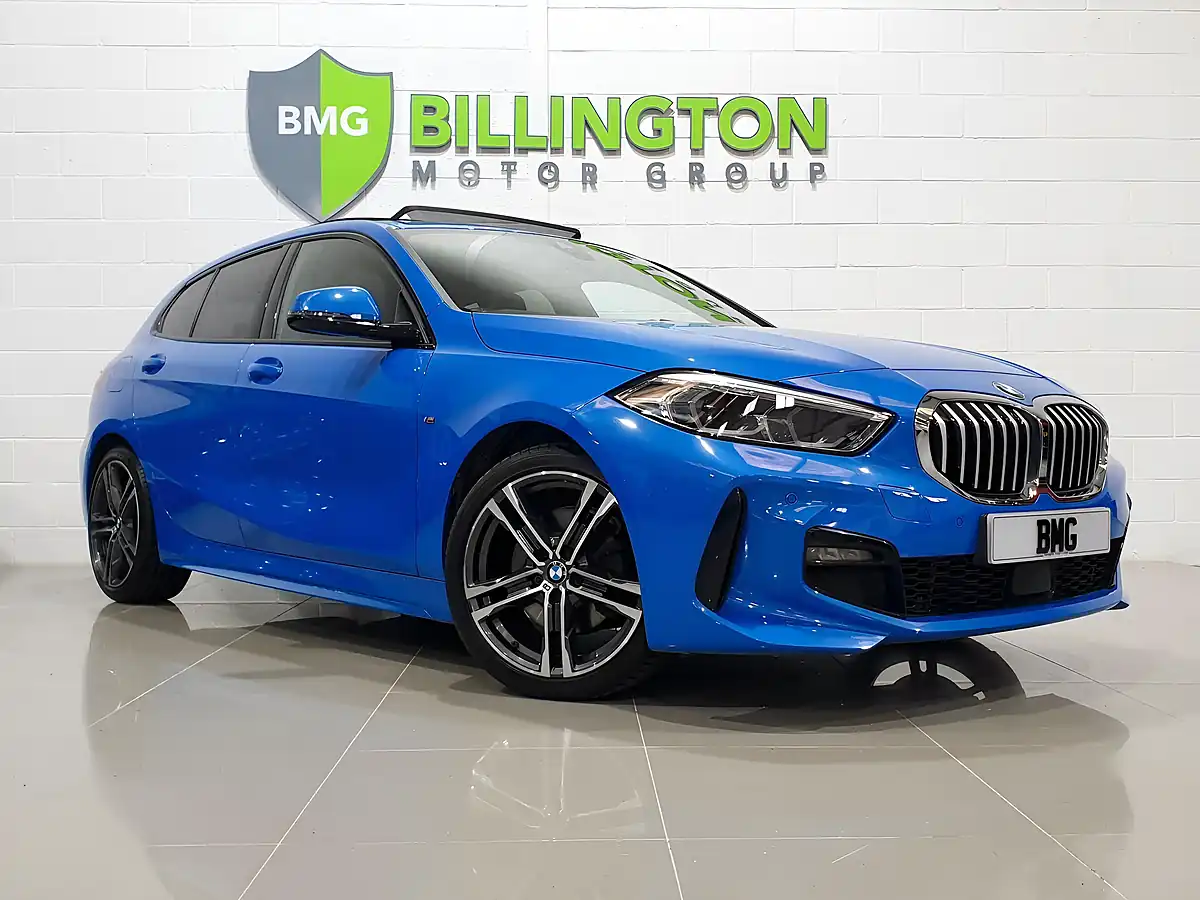 Used 2021 BMW 1 Series M Sport (lcp) Blue - Interior and Exterior details 9
