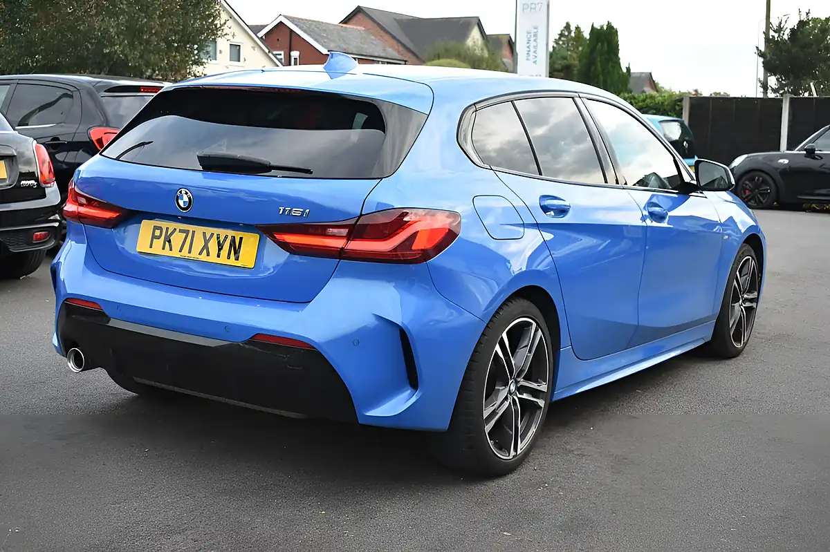 Used 2021 BMW 1 Series M Sport (lcp) Misano Blue - Interior and Exterior details 4