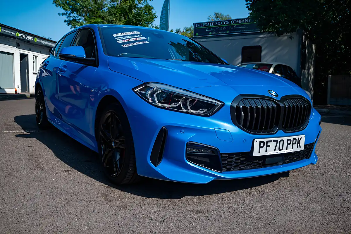 Used 2021 BMW 1 Series M Sport Misano Blue - Interior and Exterior details 10