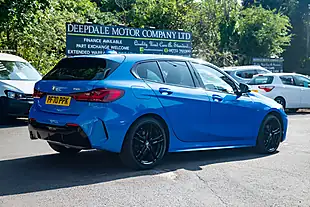 Used 2021 BMW 1 Series M Sport Misano Blue - Interior and Exterior details 8