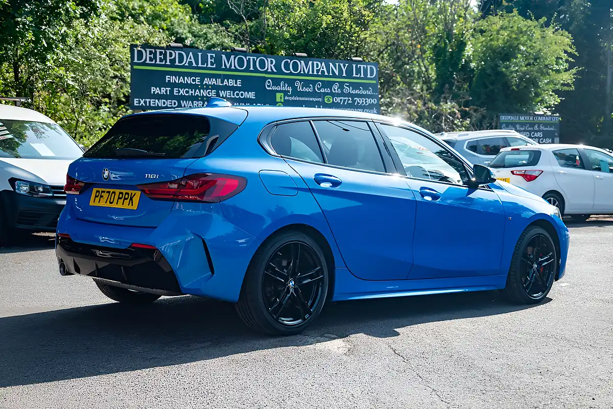 Used 2021 BMW 1 Series M Sport Misano Blue - Interior and Exterior details 8