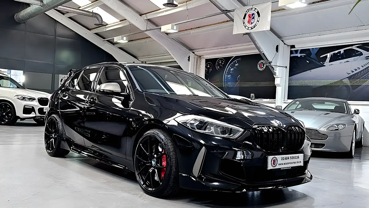Used 2021 BMW 1 Series M135i Black - Interior and Exterior details 9
