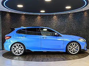 Used 2021 BMW 1 Series M135i Misano Blue - Interior and Exterior details 10