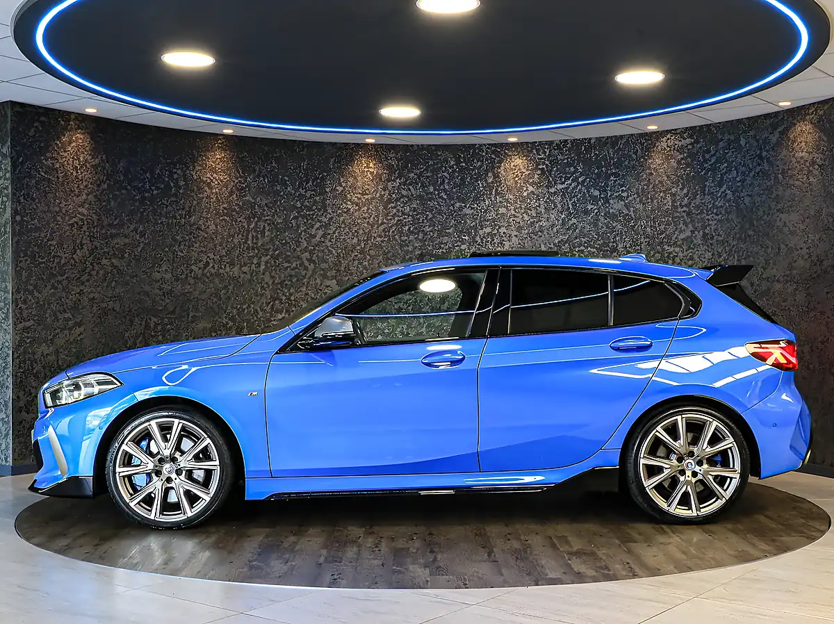 Used 2021 BMW 1 Series M135i Misano Blue - Interior and Exterior details 7