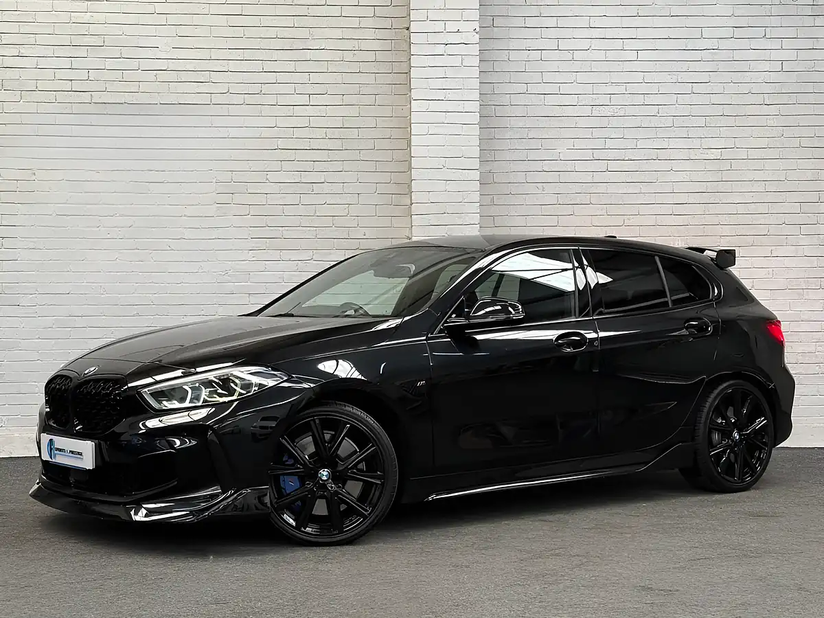 Used 2021 BMW 1 Series M135i Pro Pack Black - Front View