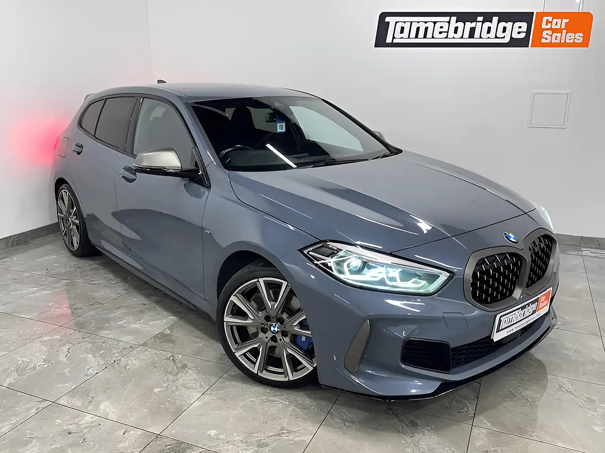 Used 2021 BMW 1 Series M135i Storm Bay - Front View
