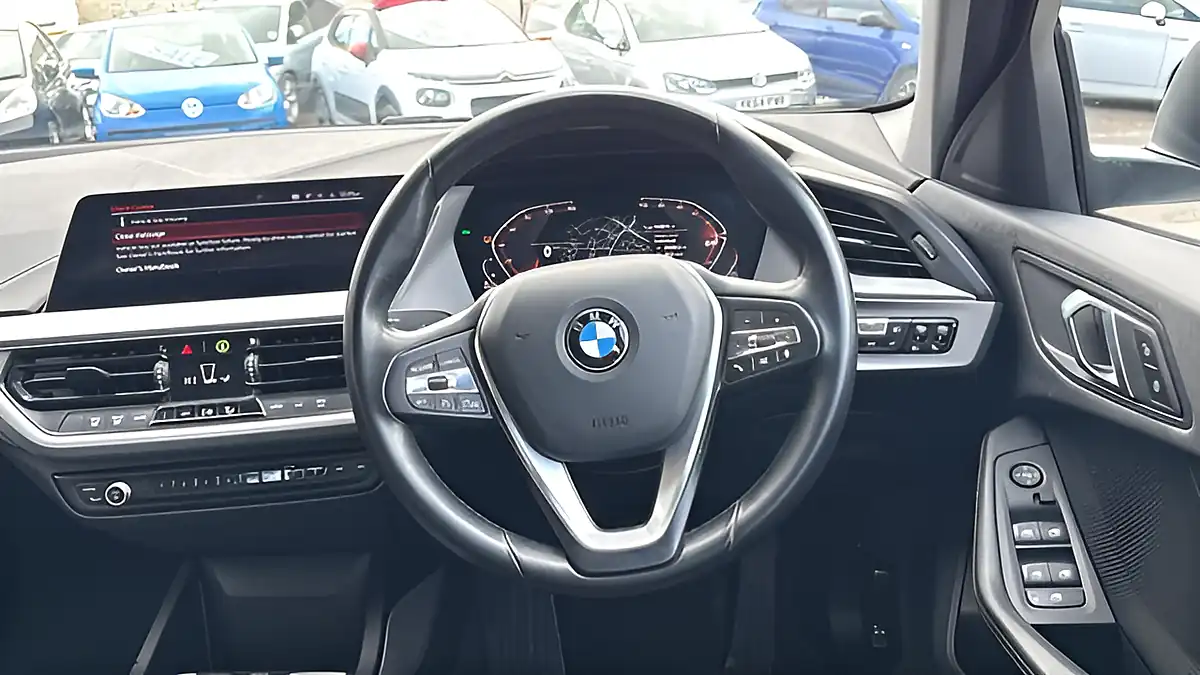 Used 2021 BMW 1 Series Se (lcp) White - Interior and Exterior details 10