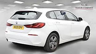 Used 2021 BMW 1 Series Se (lcp) White - Interior and Exterior details 4