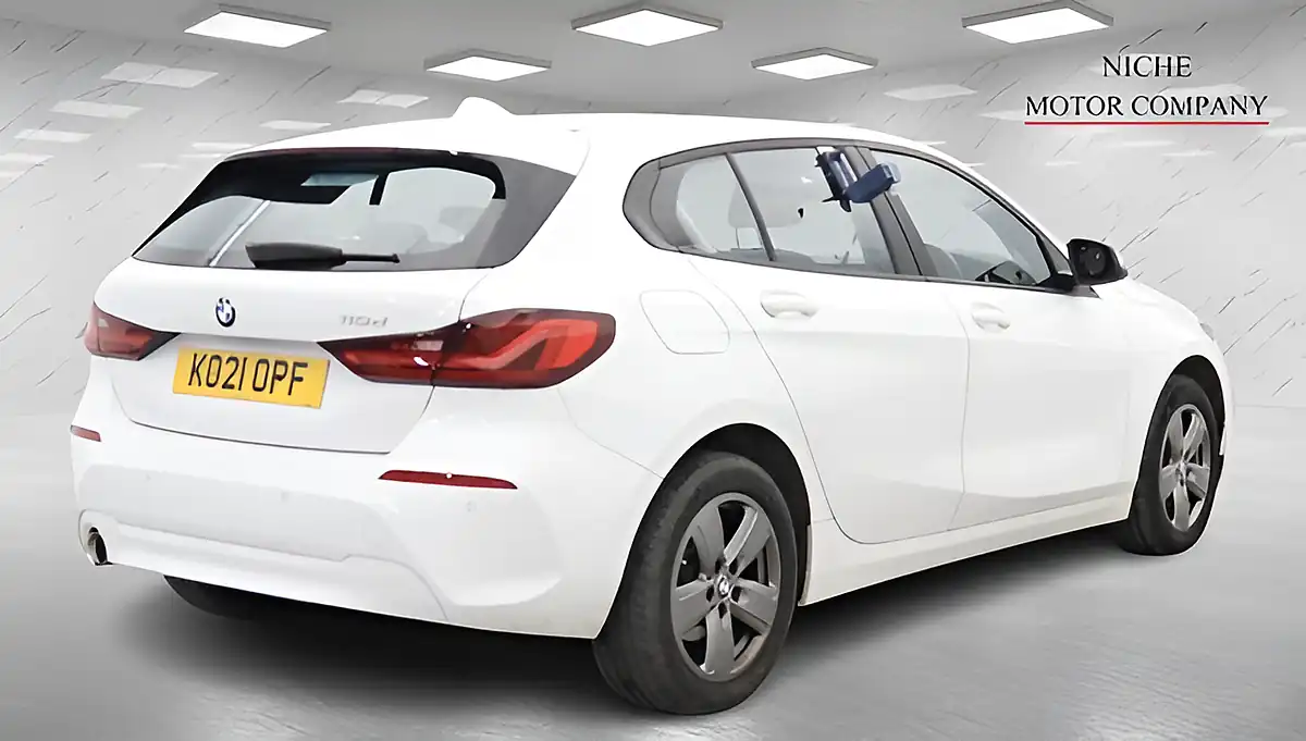 Used 2021 BMW 1 Series Se (lcp) White - Interior and Exterior details 4